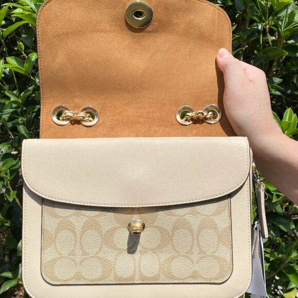 NWT Coach Madison Shoulder Bag With Dragon Print CQ195 - Picture 3 of 5